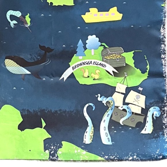 NWT LUSH Kitchen Exclusive Ltd Ed October 2023 Silky Treasure Map Knot Wrap - Picture 7 of 8